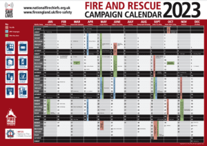 Fire Kills campaign calendar 
