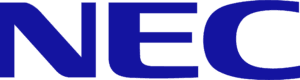 NEC logo blue
